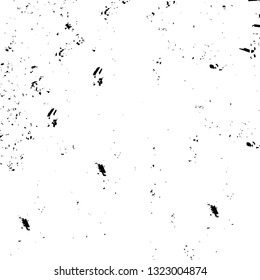 Rough, scratch, splatter grunge pattern design brush strokes. Overlay texture. Faded black-white dyed paper texture. Sketch grunge design. Use for poster, cover, banner, mock-up, stickers layout.