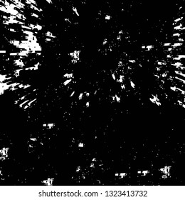 Rough, scratch, splatter grunge pattern design brush strokes. Overlay texture. Faded black-white dyed paper texture. Sketch grunge design. Use for poster, cover, banner, mock-up, stickers layout.