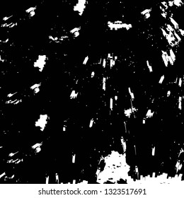 Rough, scratch, splatter grunge pattern design brush strokes. Overlay texture. Faded black-white dyed paper texture. Sketch grunge design. Use for poster, cover, banner, mock-up, stickers layout.