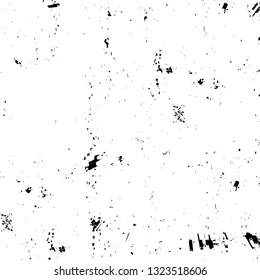 Rough, scratch, splatter grunge pattern design brush strokes. Overlay texture. Faded black-white dyed paper texture. Sketch grunge design. Use for poster, cover, banner, mock-up, stickers layout.