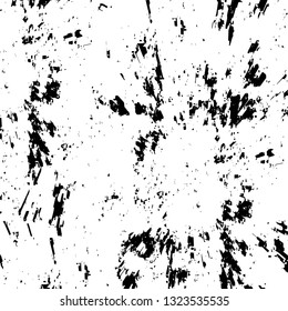Rough, scratch, splatter grunge pattern design brush strokes. Overlay texture. Faded black-white dyed paper texture. Sketch grunge design. Use for poster, cover, banner, mock-up, stickers layout.