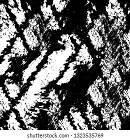 Rough, scratch, splatter grunge pattern design brush strokes. Overlay texture. Faded black-white dyed paper texture. Sketch grunge design. Use for poster, cover, banner, mock-up, stickers layout.