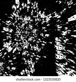 Rough, scratch, splatter grunge pattern design brush strokes. Overlay texture. Faded black-white dyed paper texture. Sketch grunge design. Use for poster, cover, banner, mock-up, stickers layout.