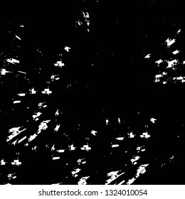 Rough, scratch, splatter grunge pattern design brush strokes. Overlay texture. Faded black-white dyed paper texture. Sketch grunge design. Use for poster, cover, banner, mock-up, stickers layout.