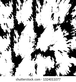 Rough, scratch, splatter grunge pattern design brush strokes. Overlay texture. Faded black-white dyed paper texture. Sketch grunge design. Use for poster, cover, banner, mock-up, stickers layout.