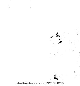 Rough, scratch, splatter grunge pattern design brush strokes. Overlay texture. Faded black-white dyed paper texture. Sketch grunge design. Use for poster, cover, banner, mock-up, stickers layout.