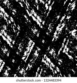 Rough, scratch, splatter grunge pattern design brush strokes. Overlay texture. Faded black-white dyed paper texture. Sketch grunge design. Use for poster, cover, banner, mock-up, stickers layout.