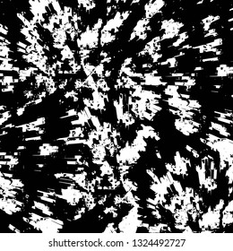 Rough, scratch, splatter grunge pattern design brush strokes. Overlay texture. Faded black-white dyed paper texture. Sketch grunge design. Use for poster, cover, banner, mock-up, stickers layout.
