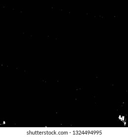 Rough, scratch, splatter grunge pattern design brush strokes. Overlay texture. Faded black-white dyed paper texture. Sketch grunge design. Use for poster, cover, banner, mock-up, stickers layout.