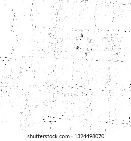 Rough, scratch, splatter grunge pattern design brush strokes. Overlay texture. Faded black-white dyed paper texture. Sketch grunge design. Use for poster, cover, banner, mock-up, stickers layout.