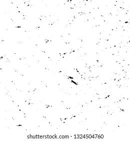 Rough, scratch, splatter grunge pattern design brush strokes. Overlay texture. Faded black-white dyed paper texture. Sketch grunge design. Use for poster, cover, banner, mock-up, stickers layout.