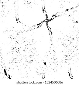 Rough, scratch, splatter grunge pattern design brush strokes. Overlay texture. Faded black-white dyed paper texture. Sketch grunge design. Use for poster, cover, banner, mock-up, stickers layout.