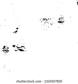 Rough, scratch, splatter grunge pattern design brush strokes. Overlay texture. Faded black-white dyed paper texture. Sketch grunge design. Use for poster, cover, banner, mock-up, stickers layout.