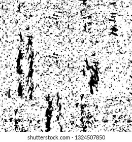 Rough, scratch, splatter grunge pattern design brush strokes. Overlay texture. Faded black-white dyed paper texture. Sketch grunge design. Use for poster, cover, banner, mock-up, stickers layout.