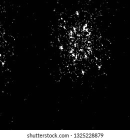 Rough, scratch, splatter grunge pattern design brush strokes. Overlay texture. Faded black-white dyed paper texture. Sketch grunge design. Use for poster, cover, banner, mock-up, stickers layout.