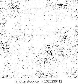 Rough, scratch, splatter grunge pattern design brush strokes. Overlay texture. Faded black-white dyed paper texture. Sketch grunge design. Use for poster, cover, banner, mock-up, stickers layout.