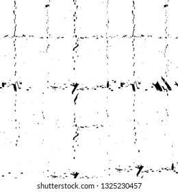 Rough, scratch, splatter grunge pattern design brush strokes. Overlay texture. Faded black-white dyed paper texture. Sketch grunge design. Use for poster, cover, banner, mock-up, stickers layout.