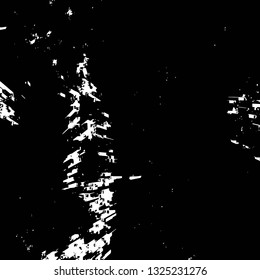 Rough, scratch, splatter grunge pattern design brush strokes. Overlay texture. Faded black-white dyed paper texture. Sketch grunge design. Use for poster, cover, banner, mock-up, stickers layout.