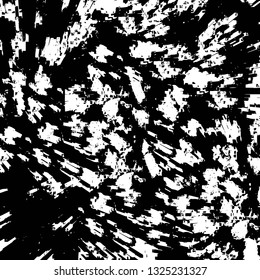 Rough, scratch, splatter grunge pattern design brush strokes. Overlay texture. Faded black-white dyed paper texture. Sketch grunge design. Use for poster, cover, banner, mock-up, stickers layout.