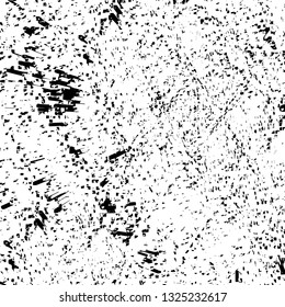 Rough, scratch, splatter grunge pattern design brush strokes. Overlay texture. Faded black-white dyed paper texture. Sketch grunge design. Use for poster, cover, banner, mock-up, stickers layout.