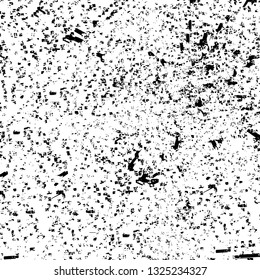 Rough, scratch, splatter grunge pattern design brush strokes. Overlay texture. Faded black-white dyed paper texture. Sketch grunge design. Use for poster, cover, banner, mock-up, stickers layout.