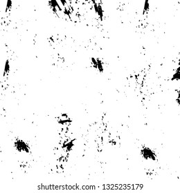 Rough, scratch, splatter grunge pattern design brush strokes. Overlay texture. Faded black-white dyed paper texture. Sketch grunge design. Use for poster, cover, banner, mock-up, stickers layout.