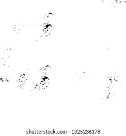 Rough, scratch, splatter grunge pattern design brush strokes. Overlay texture. Faded black-white dyed paper texture. Sketch grunge design. Use for poster, cover, banner, mock-up, stickers layout.