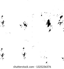 Rough, scratch, splatter grunge pattern design brush strokes. Overlay texture. Faded black-white dyed paper texture. Sketch grunge design. Use for poster, cover, banner, mock-up, stickers layout.