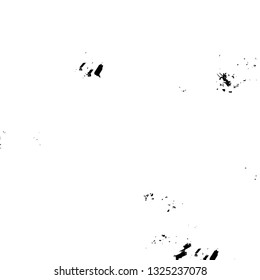 Rough, scratch, splatter grunge pattern design brush strokes. Overlay texture. Faded black-white dyed paper texture. Sketch grunge design. Use for poster, cover, banner, mock-up, stickers layout.