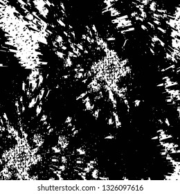 Rough, scratch, splatter grunge pattern design brush strokes. Overlay texture. Faded black-white dyed paper texture. Sketch grunge design. Use for poster, cover, banner, mock-up, stickers layout.