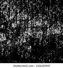 Rough, scratch, splatter grunge pattern design brush strokes. Overlay texture. Faded black-white dyed paper texture. Sketch grunge design. Use for poster, cover, banner, mock-up, stickers layout.
