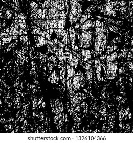 Rough, scratch, splatter grunge pattern design brush strokes. Overlay texture. Faded black-white dyed paper texture. Sketch grunge design. Use for poster, cover, banner, mock-up, stickers layout.
