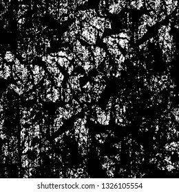 Rough, scratch, splatter grunge pattern design brush strokes. Overlay texture. Faded black-white dyed paper texture. Sketch grunge design. Use for poster, cover, banner, mock-up, stickers layout.