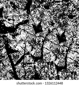 Rough, scratch, splatter grunge pattern design brush strokes. Overlay texture. Faded black-white dyed paper texture. Sketch grunge design. Use for poster, cover, banner, mock-up, stickers layout.