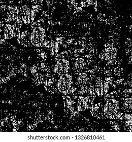 Rough, scratch, splatter grunge pattern design brush strokes. Overlay texture. Faded black-white dyed paper texture. Sketch grunge design. Use for poster, cover, banner, mock-up, stickers layout.
