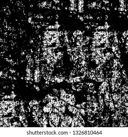 Rough, scratch, splatter grunge pattern design brush strokes. Overlay texture. Faded black-white dyed paper texture. Sketch grunge design. Use for poster, cover, banner, mock-up, stickers layout.