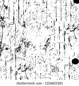 Rough, scratch, splatter grunge pattern design brush strokes. Overlay texture. Faded black-white dyed paper texture. Sketch grunge design. Use for poster, cover, banner, mock-up, stickers layout.