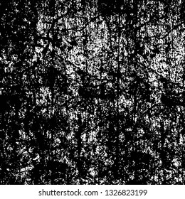 Rough, scratch, splatter grunge pattern design brush strokes. Overlay texture. Faded black-white dyed paper texture. Sketch grunge design. Use for poster, cover, banner, mock-up, stickers layout.