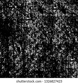 Rough, scratch, splatter grunge pattern design brush strokes. Overlay texture. Faded black-white dyed paper texture. Sketch grunge design. Use for poster, cover, banner, mock-up, stickers layout.
