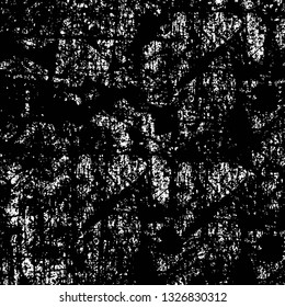 Rough, scratch, splatter grunge pattern design brush strokes. Overlay texture. Faded black-white dyed paper texture. Sketch grunge design. Use for poster, cover, banner, mock-up, stickers layout.