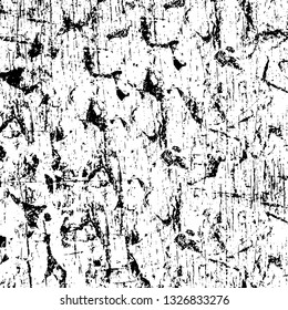 Rough, scratch, splatter grunge pattern design brush strokes. Overlay texture. Faded black-white dyed paper texture. Sketch grunge design. Use for poster, cover, banner, mock-up, stickers layout.