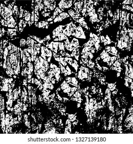 Rough, scratch, splatter grunge pattern design brush strokes. Overlay texture. Faded black-white dyed paper texture. Sketch grunge design. Use for poster, cover, banner, mock-up, stickers layout.