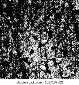 Rough, scratch, splatter grunge pattern design brush strokes. Overlay texture. Faded black-white dyed paper texture. Sketch grunge design. Use for poster, cover, banner, mock-up, stickers layout.