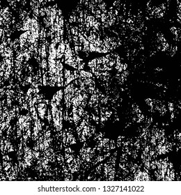 Rough, scratch, splatter grunge pattern design brush strokes. Overlay texture. Faded black-white dyed paper texture. Sketch grunge design. Use for poster, cover, banner, mock-up, stickers layout.