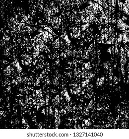 Rough, scratch, splatter grunge pattern design brush strokes. Overlay texture. Faded black-white dyed paper texture. Sketch grunge design. Use for poster, cover, banner, mock-up, stickers layout.