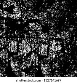 Rough, scratch, splatter grunge pattern design brush strokes. Overlay texture. Faded black-white dyed paper texture. Sketch grunge design. Use for poster, cover, banner, mock-up, stickers layout.