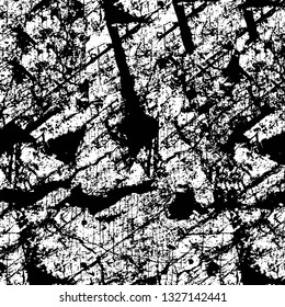 Rough, scratch, splatter grunge pattern design brush strokes. Overlay texture. Faded black-white dyed paper texture. Sketch grunge design. Use for poster, cover, banner, mock-up, stickers layout.