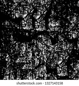 Rough, scratch, splatter grunge pattern design brush strokes. Overlay texture. Faded black-white dyed paper texture. Sketch grunge design. Use for poster, cover, banner, mock-up, stickers layout.