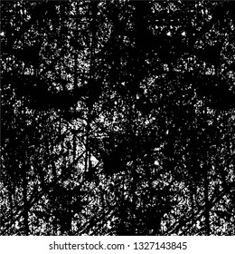 Rough, scratch, splatter grunge pattern design brush strokes. Overlay texture. Faded black-white dyed paper texture. Sketch grunge design. Use for poster, cover, banner, mock-up, stickers layout.