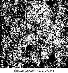 Rough, scratch, splatter grunge pattern design brush strokes. Overlay texture. Faded black-white dyed paper texture. Sketch grunge design. Use for poster, cover, banner, mock-up, stickers layout.